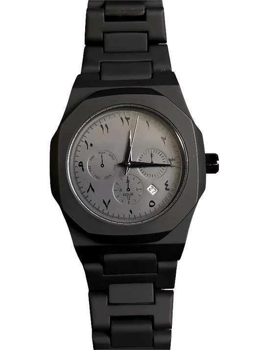AURA Watch With Heavy Steel Chain