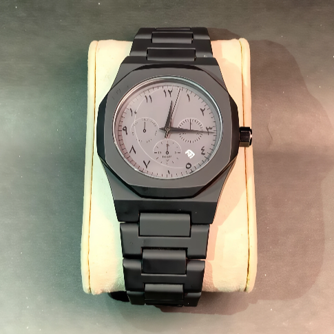 AURA Watch With Heavy Steel Chain